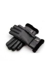 TJOIUY Gants dhiver Hiver Femmes Vrais Gants épaissir Faits à la Main Noir Chaud Gants Dames Gants dextérieur imperméables 