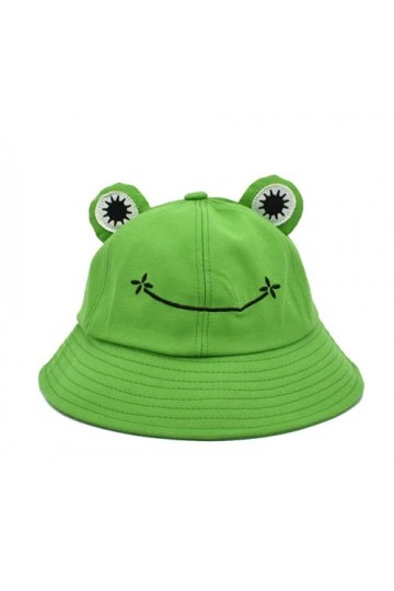 BEIFON Bob Grenouille pour Adulte Chapeau de Soleil en Coton pour Femme Chapeau de Pêcheur en Coton Pliable pour Enfants Femm