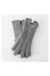 JSJJEDC Gants rembourrés à Double Couche for Femmes en Laine dhiver en Peluche de Peluche dextérieur à lécran Tactile Cou
