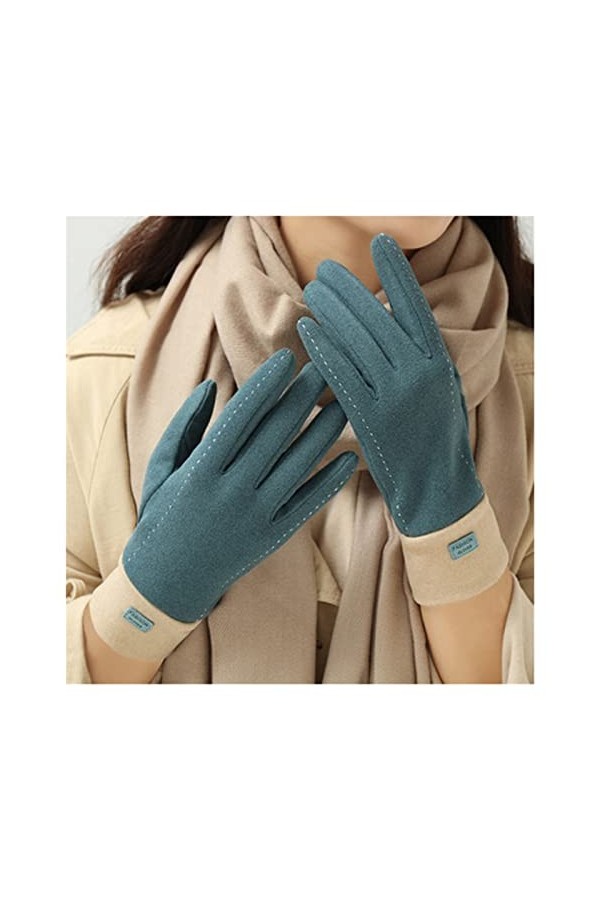 JSJJEDC Femmes dautomne et dhiver Dames Chaudes Gants Pures à Froid à lépreuve de lécran Tactile à Froid, Conduite en Ple