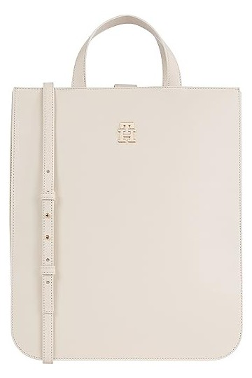 Tommy Hilfiger Sac fourre-tout Th Chic pour femme, Canne à sucre, Taille unique, Décontracté