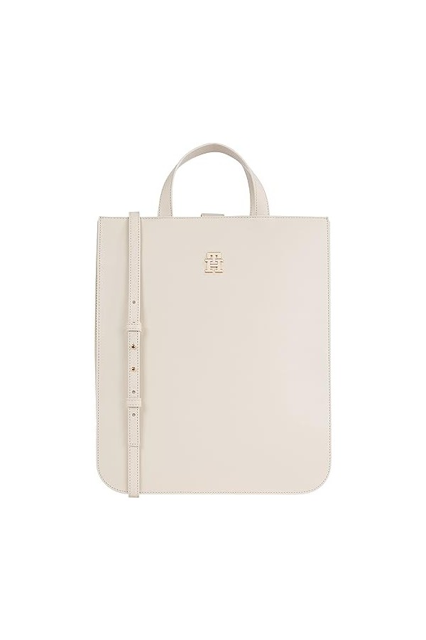 Tommy Hilfiger Sac fourre-tout Th Chic pour femme, Canne à sucre, Taille unique, Décontracté