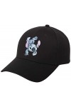 Disney Womens Baseball Cap ? Lilo & Stitch Curved Brim Snap-Back Hat, Lilo Black