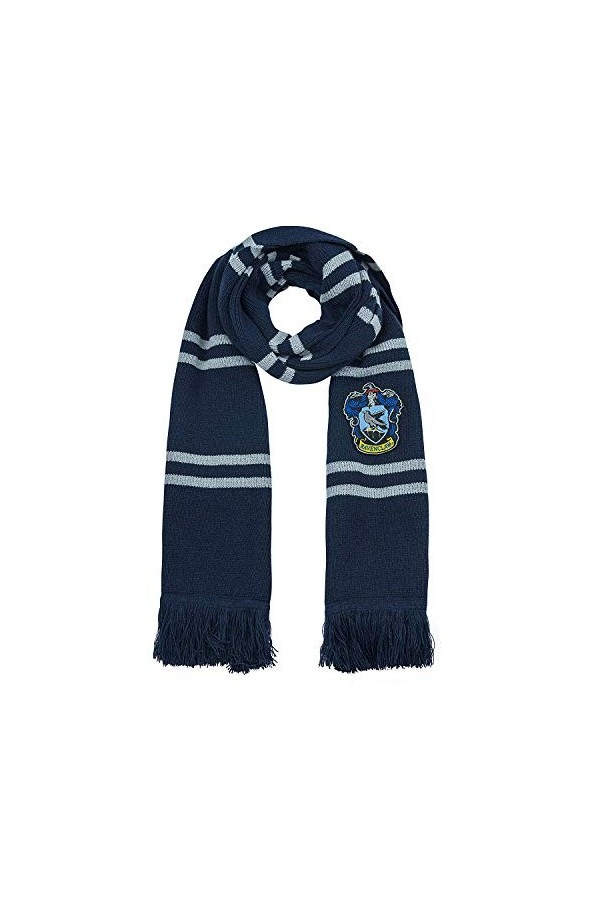 Cinereplicas - Harry Potter - Echarpe Edition Deluxe - Ultra Douce - Licence Officielle - Maison Serdaigle - 250 cm - Bleu et