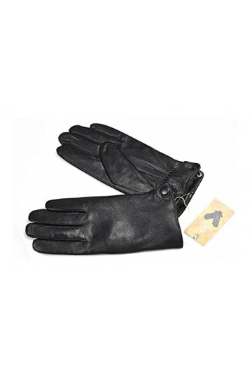 BJQZX Gants dhiver Gants en Peau de chèvre en Peau de Coiffure en Cuir for Homme Doublure Mince Doublure de la Chaleur dhiv