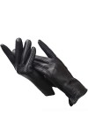 Gants tendance en peau de mouton pour femme, gants en cuir pour lhiver et lextérieur
