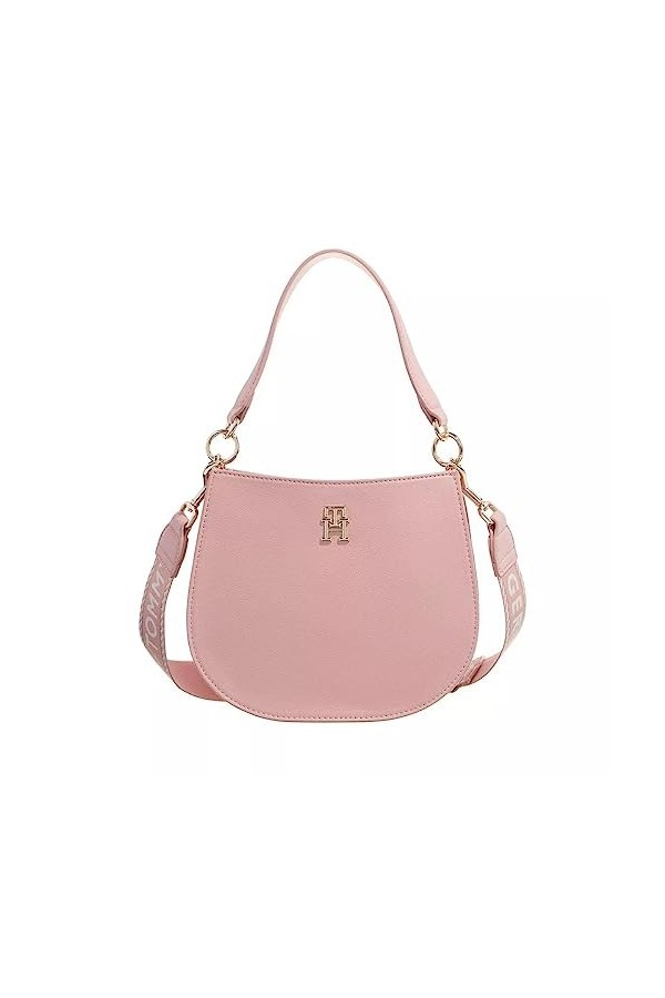 Tommy Hilfiger Sac Bandoulière Femme Tommy Life Medium Crossover Petit Modèle, Bleu Space Blue , Taille Unique