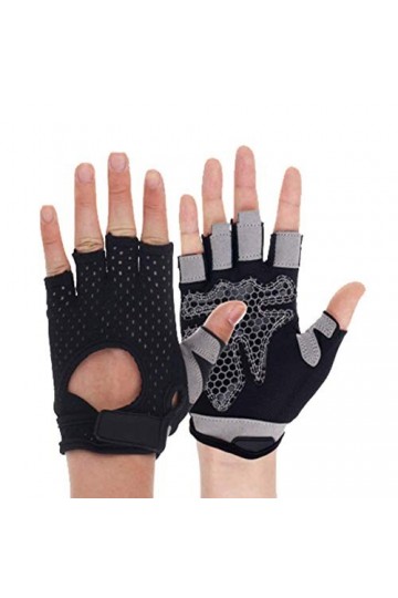 n/a Gants Gants de vélo des Femmes des Hommes Pad Amortisseur Anti-dérapant Poids moitié des Doigts de Levage Gants vélo Gant
