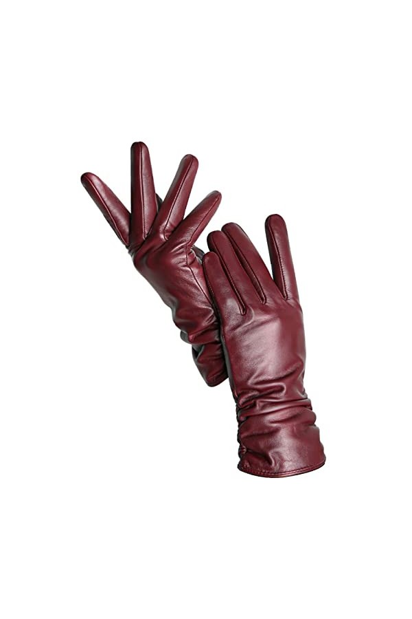 Jujube Gants dhiver en peau de mouton pour femme Taille 8,5