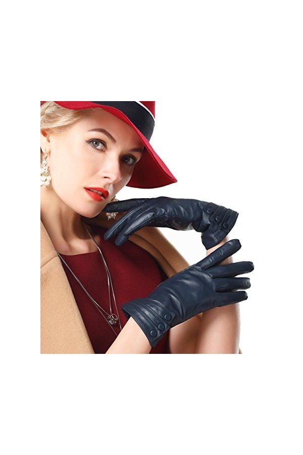 NappaNovum - Gant - Femme - bleu - XX-Large