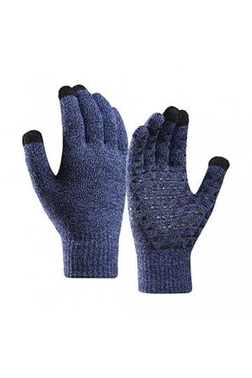 Kedelack Gants Thermiques élastiques antidérapants en Tricot for Hommes Gants améliorés Doux - Gants décran Hiver Femmes Fem