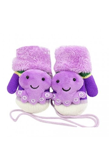 Gants Chauffe-Mains Mitaines Chaudes Neige pour bébés Filles Gants de Neige Gants tricotés Garçons Infant Ski pour Enfants Ga