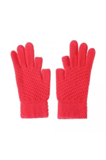 ERICAT Gants dhiver tricotés for écran tactile, mitaines épaisses et chaudes, gants élastiques doux for lécriture et le bur