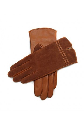 YISEVEN Femme Gants en Cuir Peau de Mouton Agneau Véritable Suédé Écran Tactile Cadeau Véritable Chaud Laine Doublée Élégante