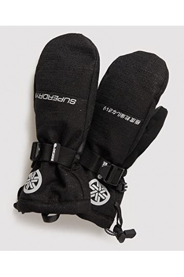 Superdry Ultimate Rescue Mitten Accessoires de Neige Femme, Onyx Black Frost, 90