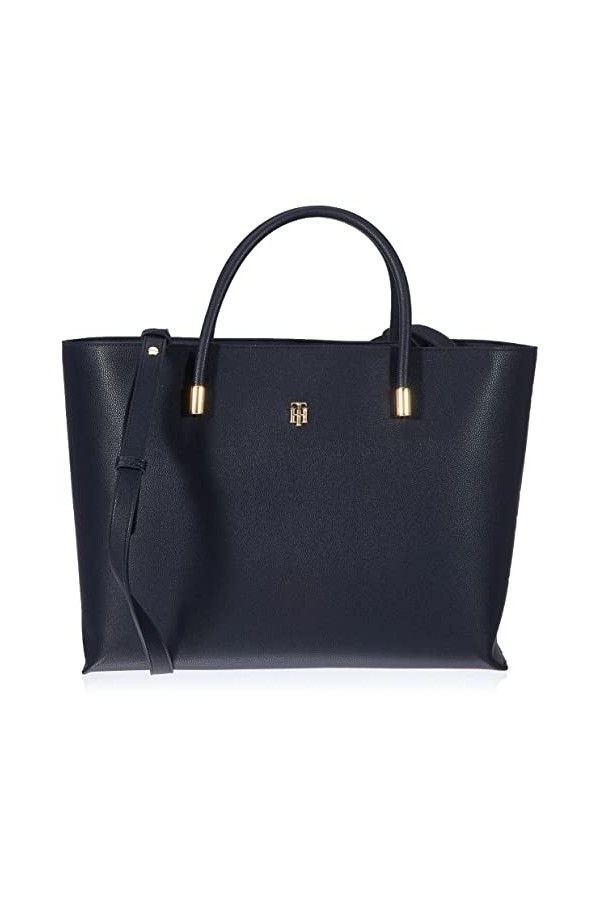 Tommy Hilfiger New Casual Satchel, Sac Femme, Bleu sidéral, One Size