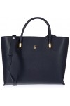 Tommy Hilfiger New Casual Satchel, Sac Femme, Bleu sidéral, One Size