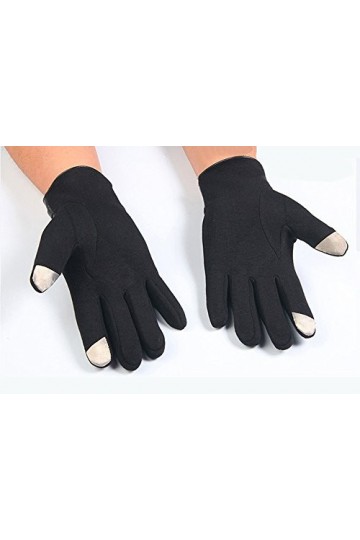 Kedelack Gants Mitaines Plein écran Hommes Smartphone Hiver Doigt Gants Mitaines for Femmes Froid Temps isolé Couleur : Blac