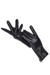 Gants Gants De Mode En Peau De Mouton Noir Gants En Cuir Pour Femmes Gants DHiver Confortables Et Chauds Pour Femmes Noir 7