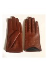 Gants dhiver Demi-Palm Glove Glove Glove Glove STANCHES Rivets de Conduite Véritable Véritable Véritable Goat Cuir Gants Fem