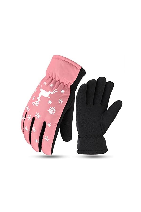 Gants Hommes et femmes dhiver plus Gants rembourrés en coton résistant à lusure à lessence Gants de motocyclette étanche à