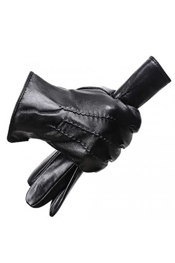 Gants Gants Confortables Garder Au Chaud Pour Hommes En Peau De Mouton DHiver Gants Pour Hommes Gants En Cuir Pour Hommes No