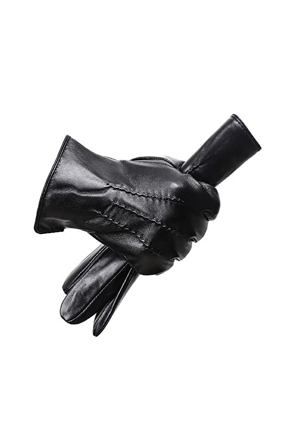Gants Gants Confortables Garder Au Chaud Pour Hommes En Peau De Mouton DHiver Gants Pour Hommes Gants En Cuir Pour Hommes No
