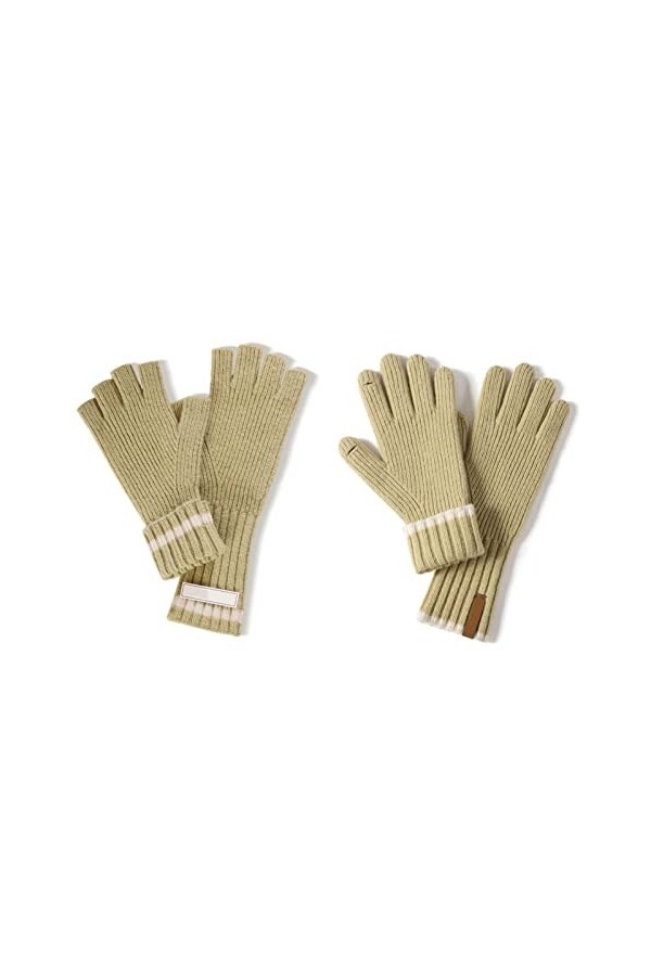 XAMIO Gants Chauds 2 Paires, Winter Arm Thumb Hole Gant De Poignet Thermique Moufles en Tricot Écran Tactile pour Bureau Quot