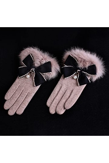 Gant Femme Gants Femme Hiver Gants Extensibles En Plein Air Pour Femmes Avec Écran Tactile Chaud En Velours DHiver Pour Femm