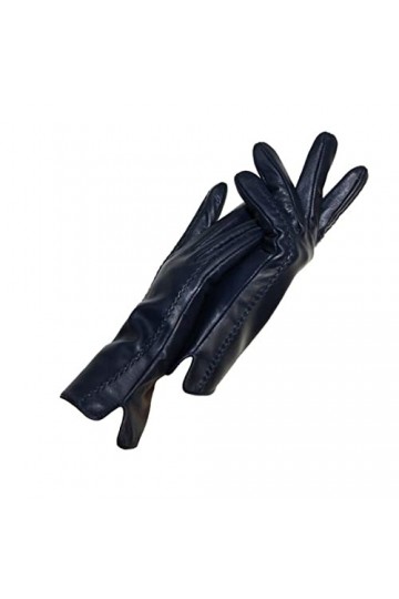 Gants en cuir pour femme - Hiver et automne - Manches épaisses - Gants chauds en cuir