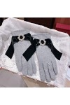 Gants dhiver pour femme avec boucle en diamant et pompon en cachemire pour femme Gants de sport chauds coréens