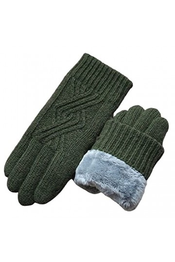 ZAJ Garder au Chaud Gants de Doigts hivernaux - Gants flous tricotés for Femmes - Gants à écran Tactile Hivernal - Gants à Tr