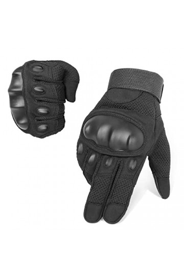 Gants Hiver Homme Chauffant Gant Thermique Homme Gants De Moto Gants En Cuir À Écran Tactile Pour Hommes Équitation Gants À D