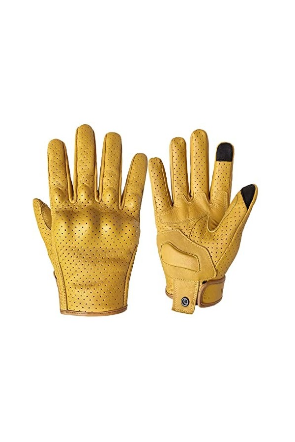 Gants Hiver Homme Chauffant Gant Thermique Homme Gants De Moto Gants En Cuir À Écran Tactile Pour Hommes Équitation Gants À D