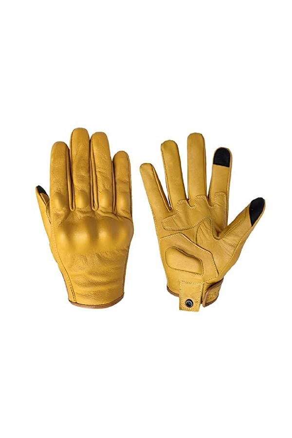 Gants Hiver Homme Chauffant Gant Thermique Homme Gants De Moto Gants En Cuir À Écran Tactile Pour Hommes Équitation Gants À D