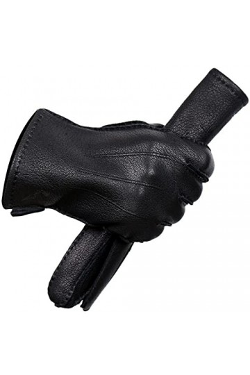 Gants Pour Hommes Gant Tactile Homme Gants Chauds Hommes Hiver Eau Ondulation Gants Pour Hommes Gants En Cuir Pour Hommes Noi