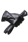 Gants Pour Hommes Gant Tactile Homme Gants Chauds Hommes Hiver Eau Ondulation Gants Pour Hommes Gants En Cuir Pour Hommes Noi