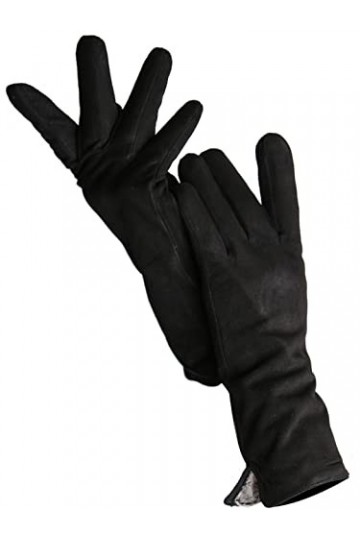 Gants en cuir pour femme en peau de mouton - Gants dhiver chauds épais, A-32., 8