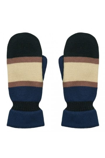 Becksöndergaard Norwich Emerald Mittens Gants dhiver pour femme Bleu/crème/noir Navy Blazer Taille S/M – L/XL, Blazer bleu