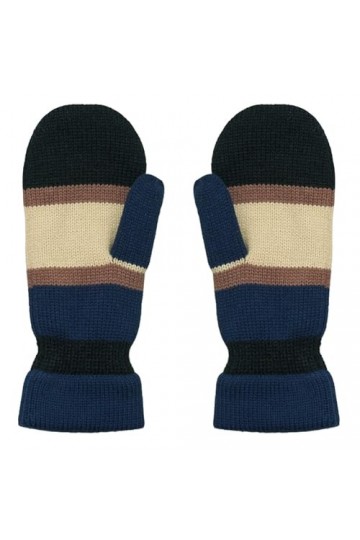 Becksöndergaard Norwich Emerald Mittens Gants dhiver pour femme Bleu/crème/noir Navy Blazer Taille S/M – L/XL, Blazer bleu