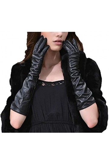 GHCXY Moufles unisexes pour femme - Moufles douillettes et chaudes - Moufles simples - Pour extérieur - Glamour - En soie - N