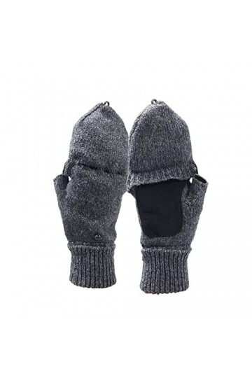 Gants Dhiver Pour Hommes/femmes Gants convertibles hivernaux retournement de mitaines de dessus avec une chaleur antidérapan