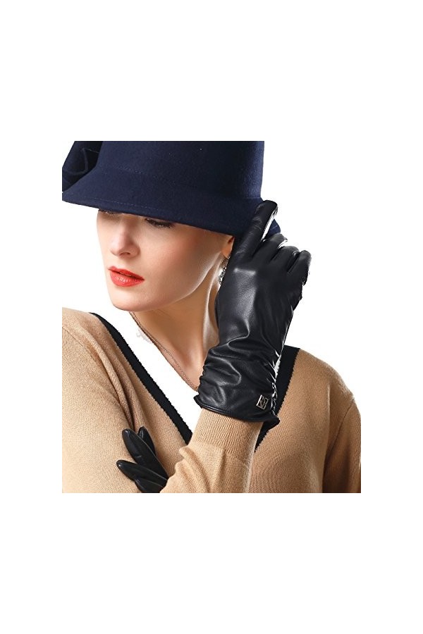 NappaNovum - Gant - Femme - noir - Small