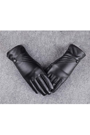 AAOTE Gants Fille Femme Gants Hiver Luxueux Gants Chauds Super Gants Gants Moufles Couleur : Noir, Taille : Taille Unique 