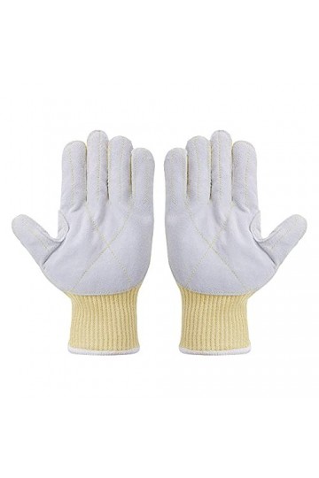 FUFU Moufles Gants De Travail Imperméables À leau dhiver, Gants Épaissis en Cuir, Poignée De Haute Qualité, Polyvalent for 