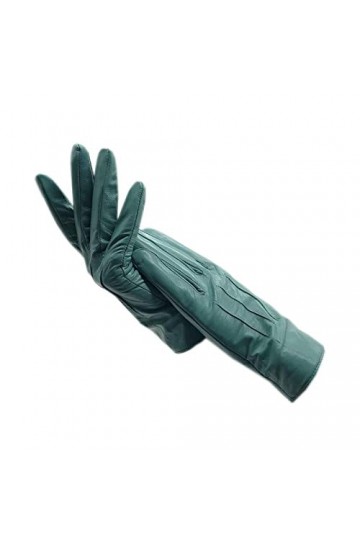 Femme En Gants DHiver Dames DHiver Gants En Peau De Mouton Bleu Banquet En Cuir Chaud Conduite De Travail Moto Doublure Sup