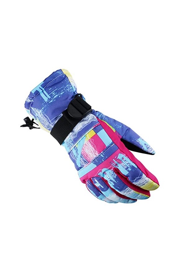 Gants Gants de snowboard Gants dhiver Ski Moto Riding Gants de ski Mitaines de neige Chaud Étanche Winter Girls Femmes S/M 