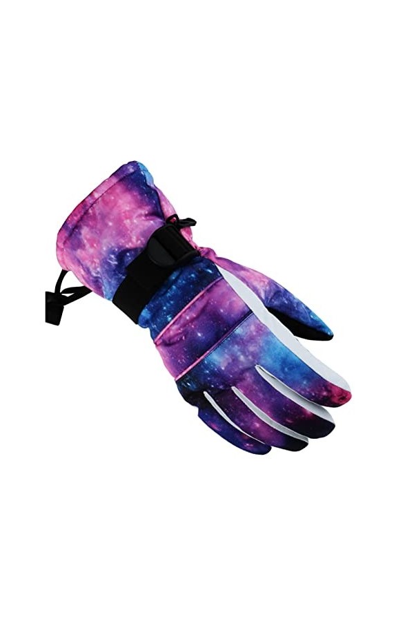 Gants Gants de snowboard Gants dhiver Ski Moto Riding Gants de ski Mitaines de neige Chaud Étanche Winter Girls Femmes S/M 