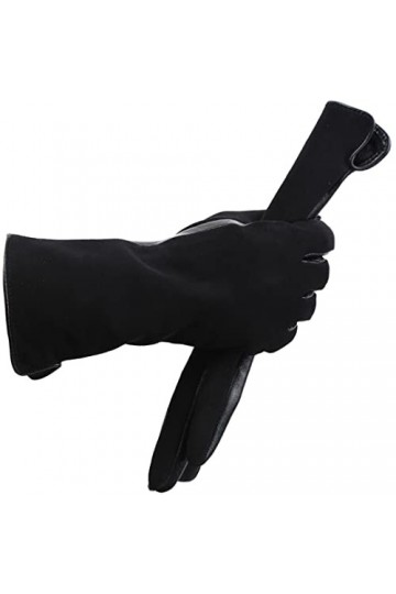 Gants dhiver haut de gamme en cuir multicolore, gants en peau de mouton de haute qualité, gants en cuir pour femmes, design 