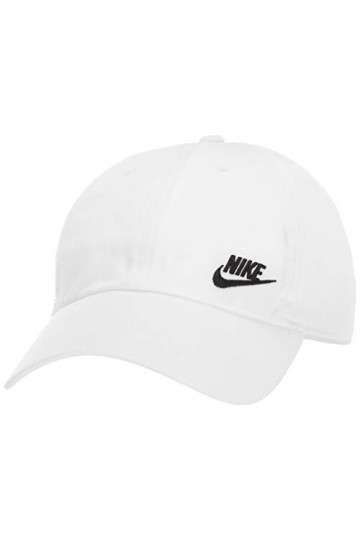 Nike W NSW H86 Cap Futura Classic Chapeau Femme White/ Black FR: Taille Unique Taille Fabricant: MISC 